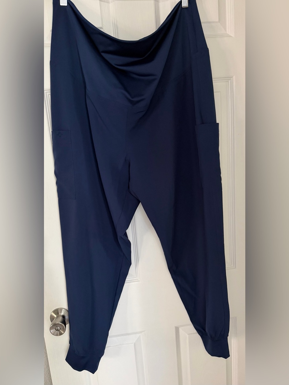 MedCouture Navy XL Maternity Jogger Scrub Pant
